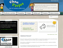 Tablet Screenshot of chaupiojos.com